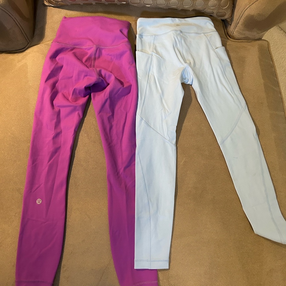 Lulu Lemon & Athleta leggings.   2 Pair